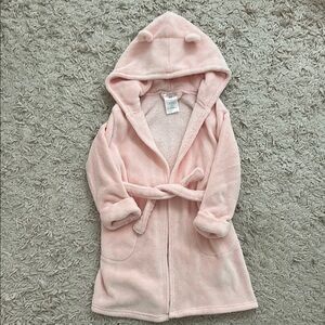 GAP Cozy Pink Kids Hooded Robe